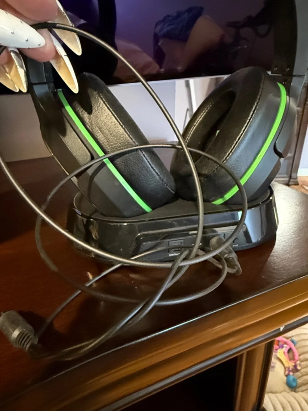 Turtle Beach Wireless Gaming Headset — Black with Green Accents